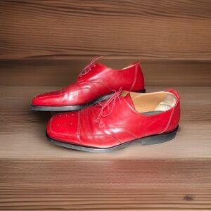 Michael Toschi Oxford Loafers Italian Red Formal CIS Equipped Carbonlite 11